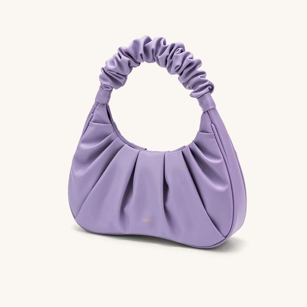 JWPEI Gabbi Ruched Hobo Handbag - Purple, New Condition!